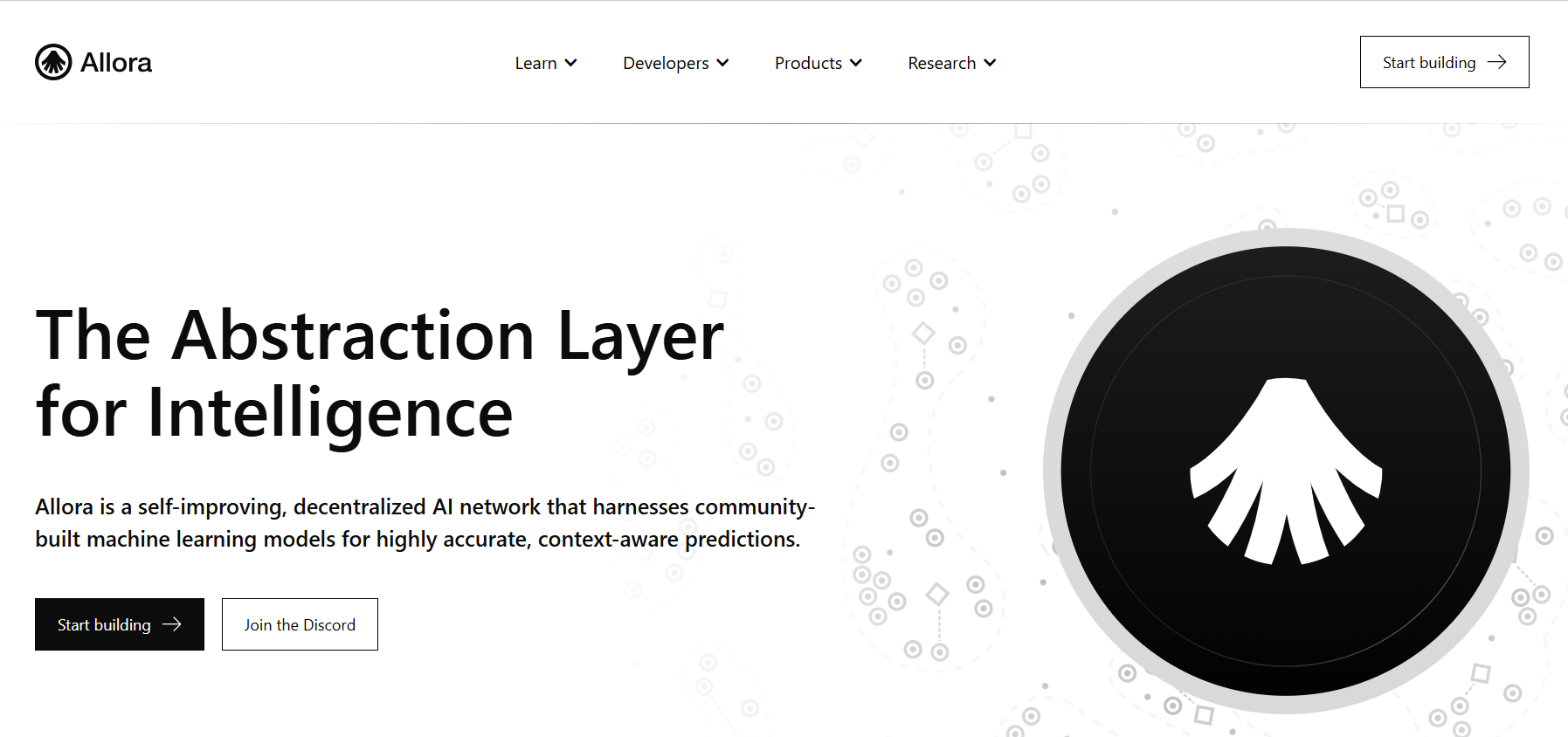Ảnh website Allora - The Block LAB